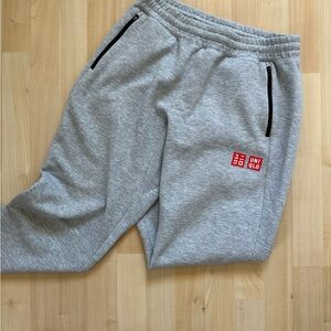 UNIQLO Cotton Fleece Men Sweatpants Straight cut leg